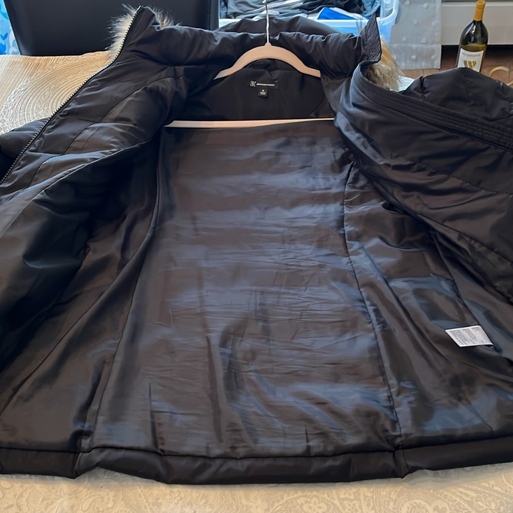 INC Faux-Fur Trim Hooded Puffer Coat, Created for Macy's size XL in EUC - Picture 8 of 9